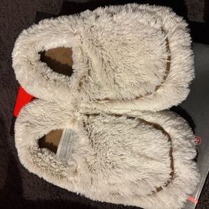 Warmies Microwavable Cozy Fur Slip-On Slippers